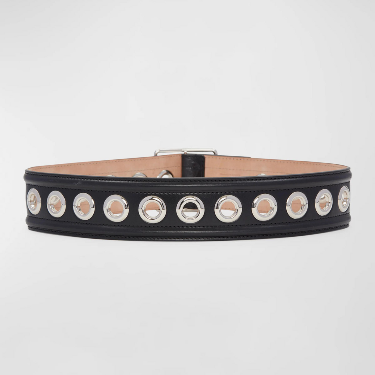 Eyelet Belt in Black