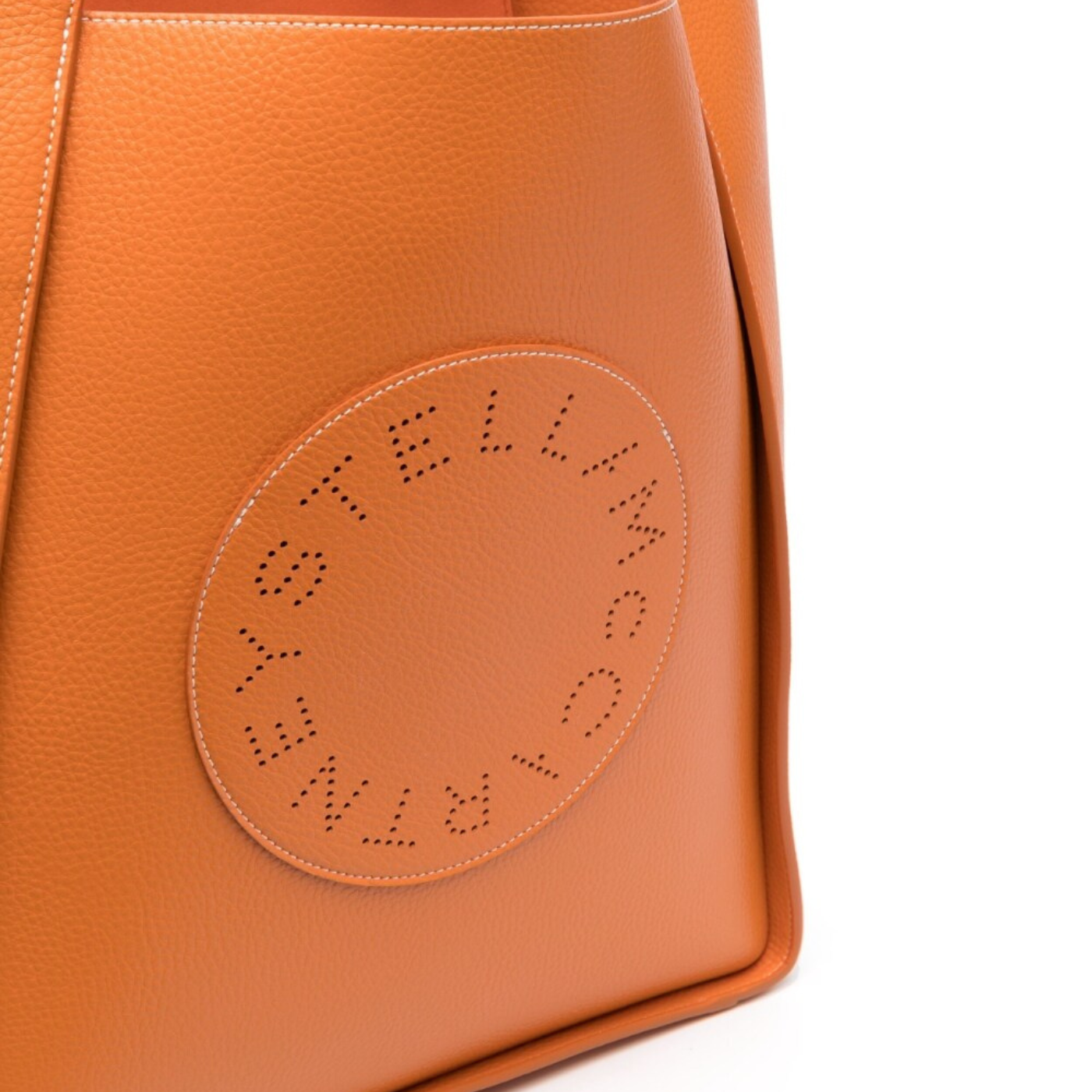 Stella Logo Square Tote Bag in Flamingo Handbags STELLA MCCARTNEY - LOLAMIR
