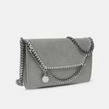 Falabella Wallet Crossbody Bag in Grey