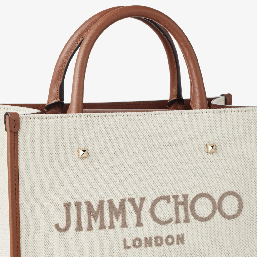 Avenue S Tote Bag in Natural/Tan Handbags JIMMY CHOO - LOLAMIR