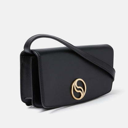 S-Wave Mini Bag in Black Handbags STELLA MCCARTNEY - LOLAMIR