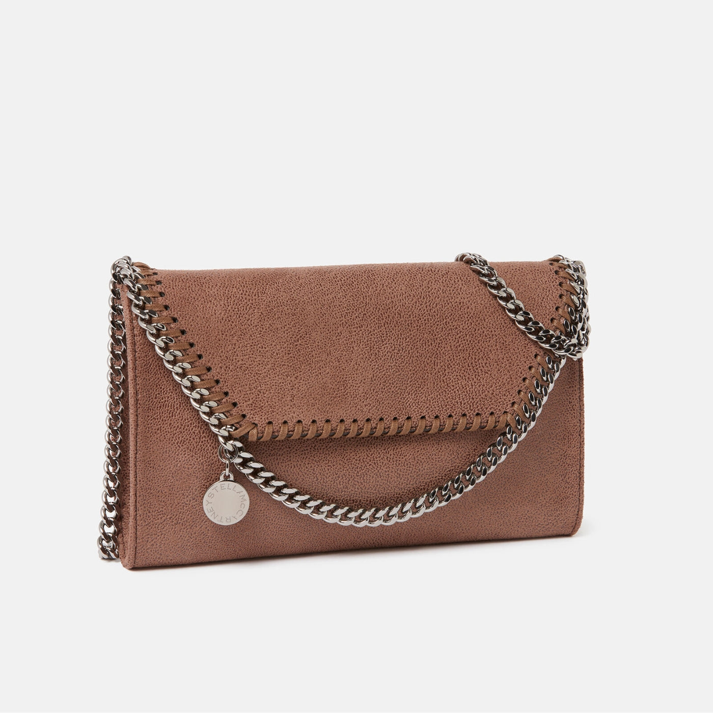 Falabella Wallet Crossbody Bag in Taupe Handbags STELLA MCCARTNEY - LOLAMIR