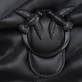 Mini Love Bag Puff Colour Block in Black Handbags PINKO - LOLAMIR