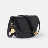 Frayme Whipstitch Small Shoulder Bag in Black