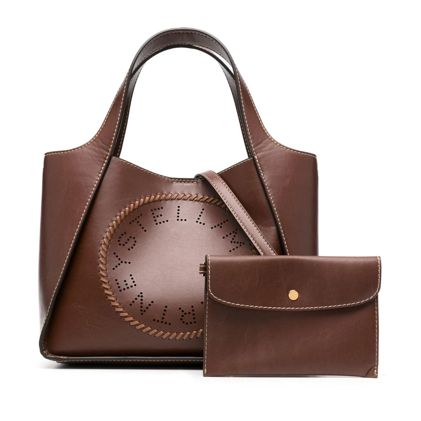 Stella Logo Crossbody Bag in Cognac Handbags STELLA MCCARTNEY - LOLAMIR