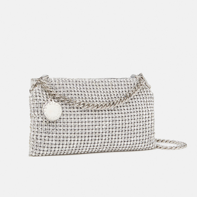 Falabella Crystal Mesh Shoulder Bag