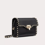 Rockstud Small Crossbody Bag in Black Handbags VALENTINO - LOLAMIR