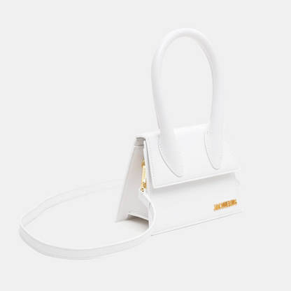 Le Chiquito Moyen Bag in White Handbags JACQUEMUS - LOLAMIR