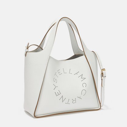 Stella Logo Crossbody Bag in White Handbags STELLA MCCARTNEY - LOLAMIR