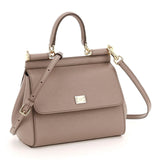 Sicily Medium Handbag in Grey Handbags DOLCE & GABBANA - LOLAMIR