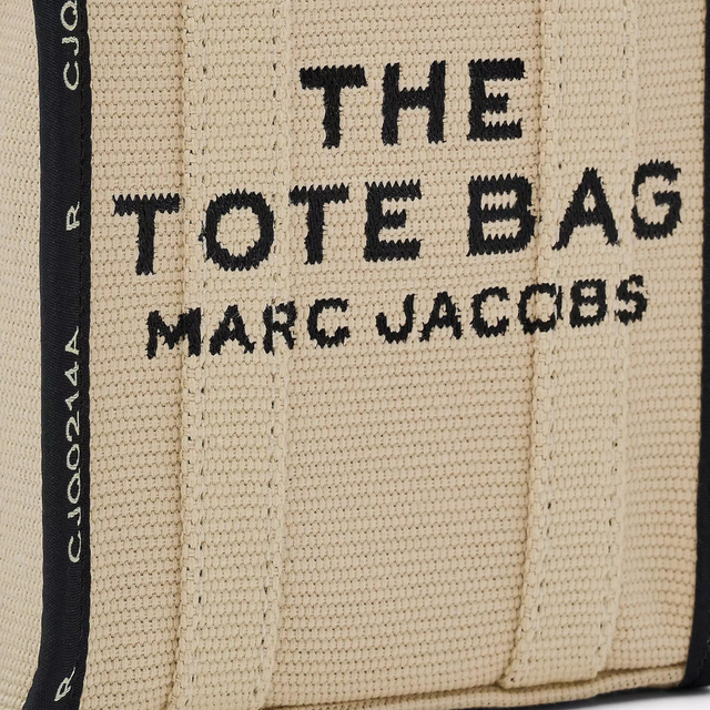 The Jacquard Mini Tote Bag in Warm Sand Handbags MARC JACOBS - LOLAMIR