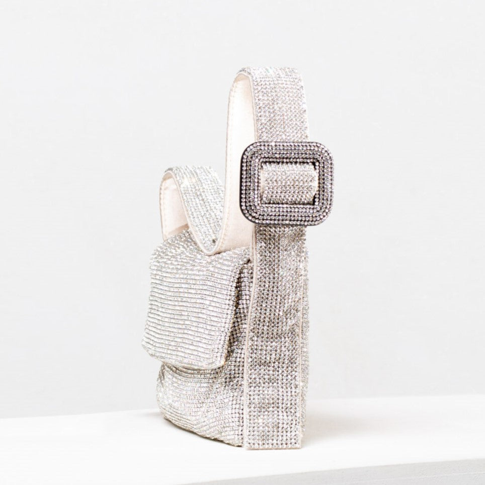 Vitty La Mignon – Crystal On Silver Handbags BENEDETTA BRUZZICHES - LOLAMIR
