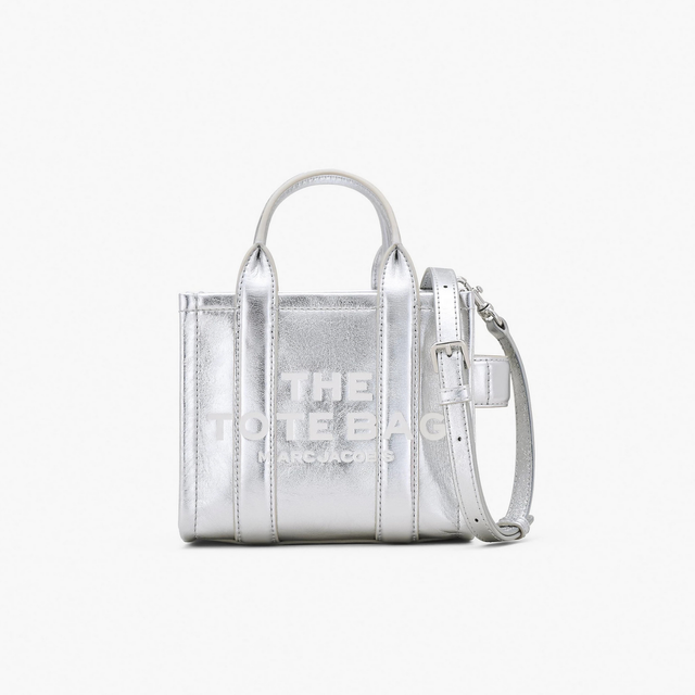 The Metallic Leather Mini Tote Bag