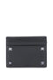 Rockstud Leather Card Holder in Black