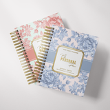 Light Marigolds | Weekly Spiral Planner |  Custom Start Month |Peach