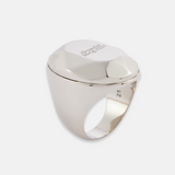 McQueen Engraved Ring in Silver