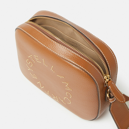 Stella Logo Studded Mini Bag in Pecan Handbags STELLA MCCARTNEY - LOLAMIR