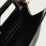 Wanda Top Handle in Black Handbags FERRAGAMO - LOLAMIR