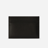 Embossed Logo Card Holder in Black