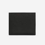 Logo Tag Bi-Fold Wallet in Black