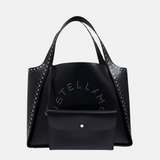 Logo Studded Alter Top handle Tote Bag