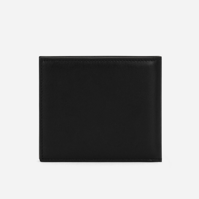 Logo Bi-Fold Wallet in Black