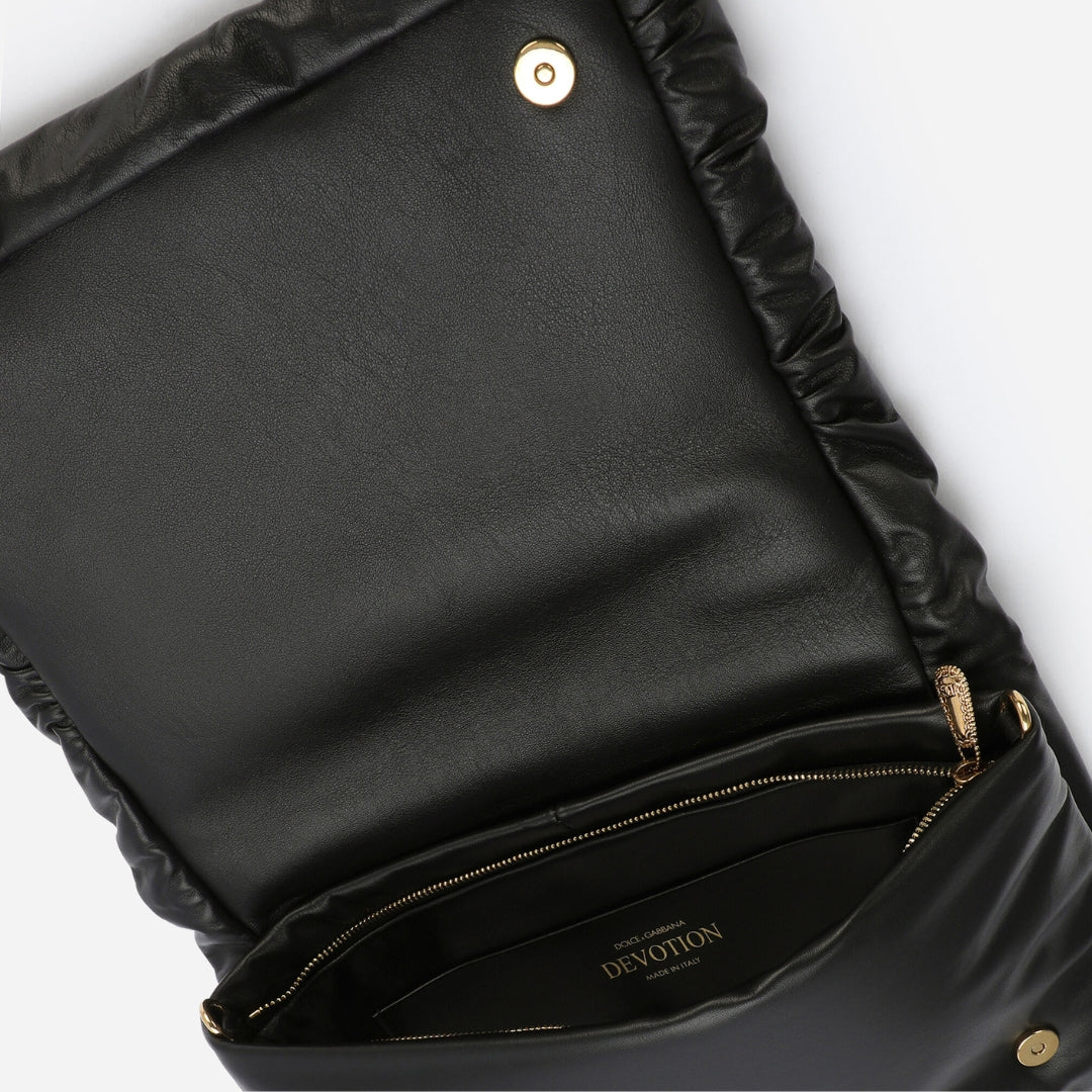 Devotion Soft Medium Crossbody Bag in Black Handbags DOLCE & GABBANA - LOLAMIR