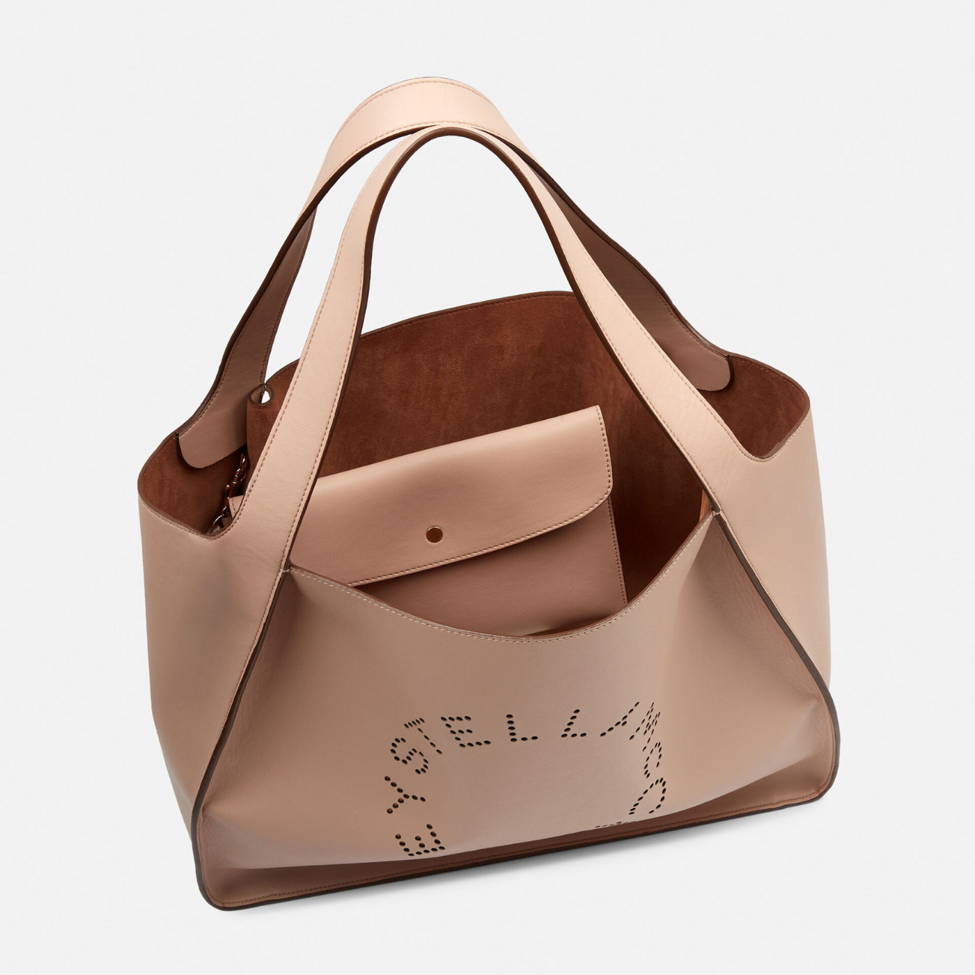 Stella Logo Large Tote Bag in Powder Handbags STELLA MCCARTNEY - LOLAMIR