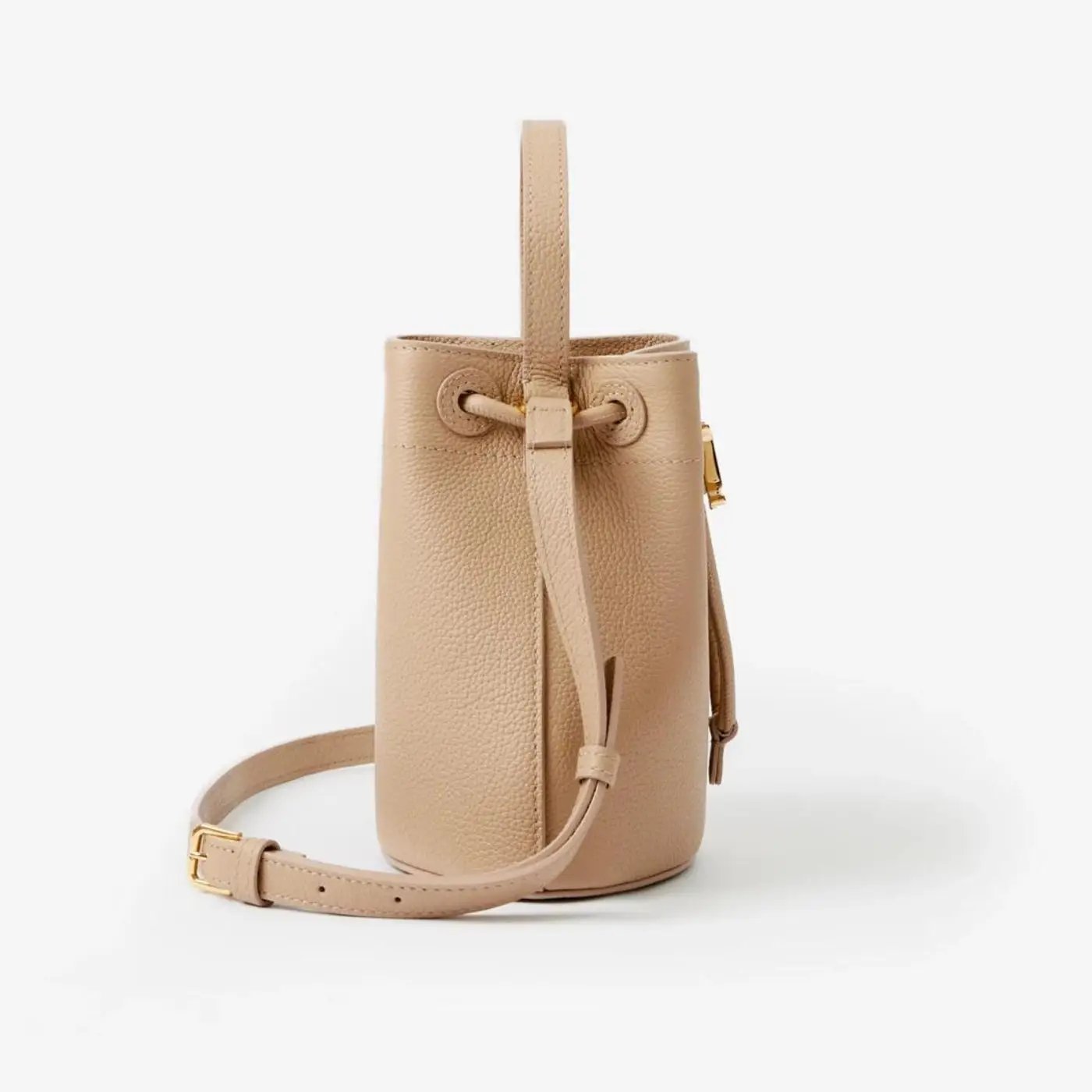 Mini TB Bucket Bag in Oat Handbags BURBERRY - LOLAMIR
