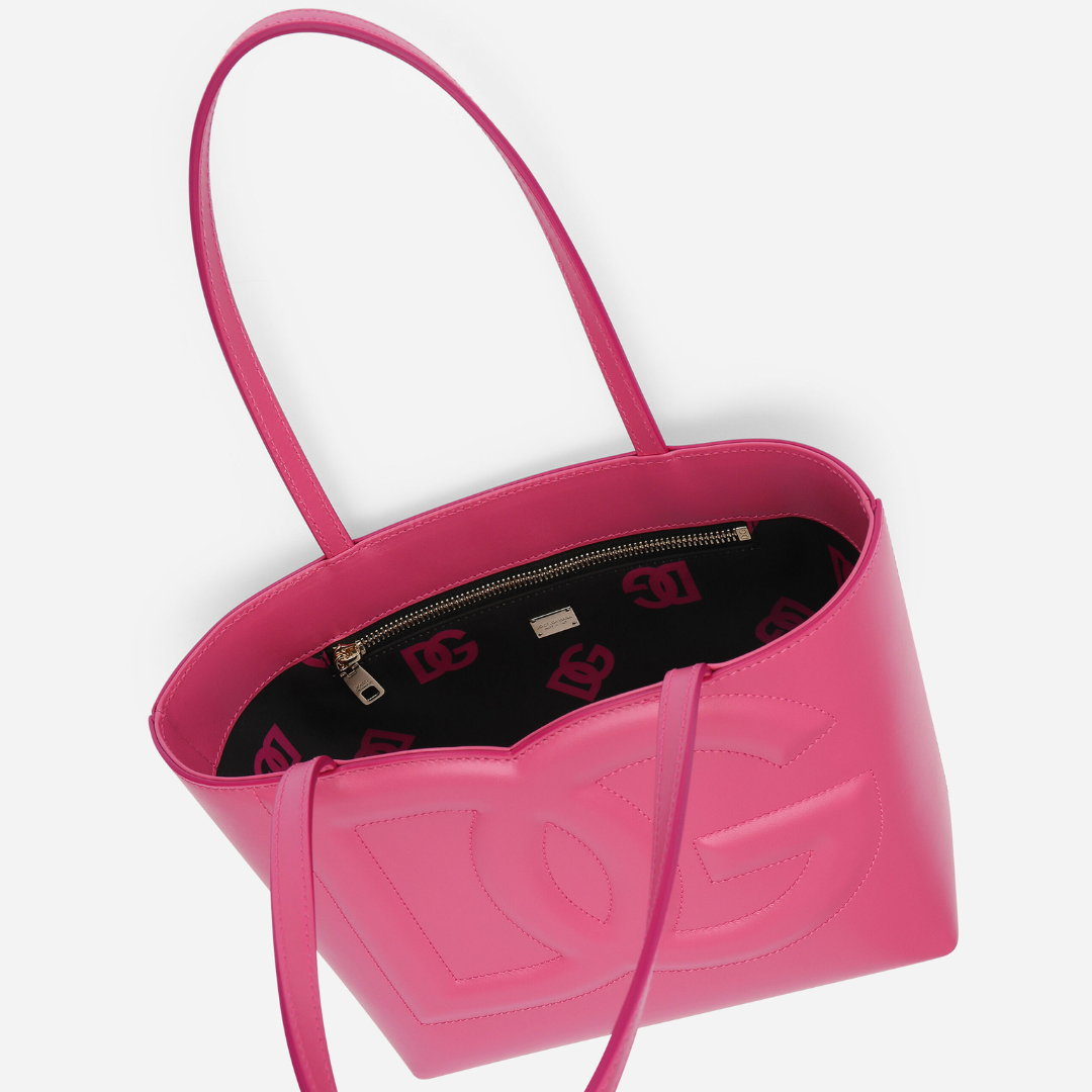DG Logo Small Shopper in Fuchsia Handbags DOLCE & GABBANA - LOLAMIR