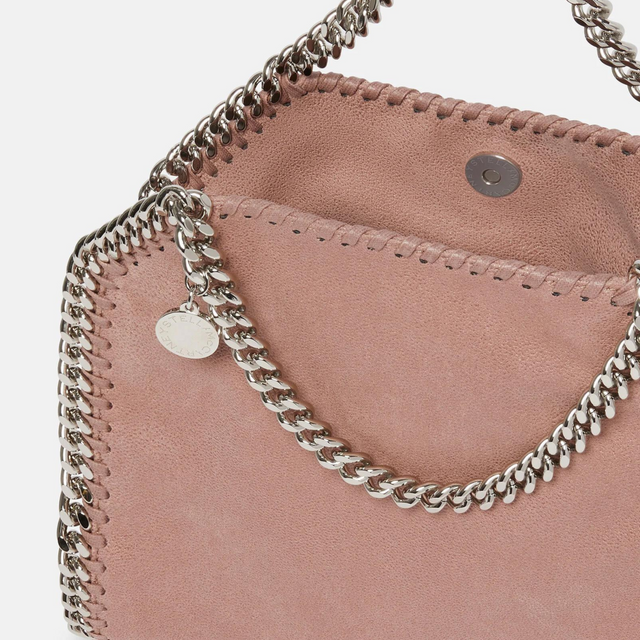 Falabella Mini Tote Bag in Peony Pink