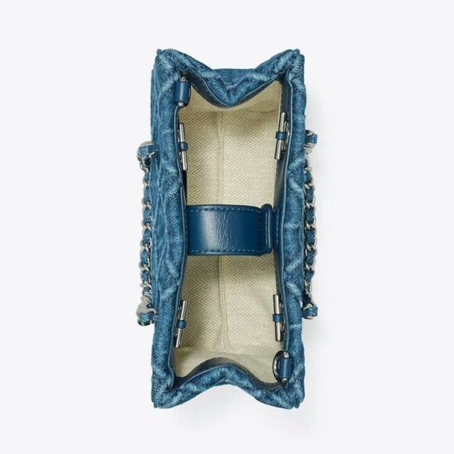 Fleming Soft Mini Tote Bag in Denim