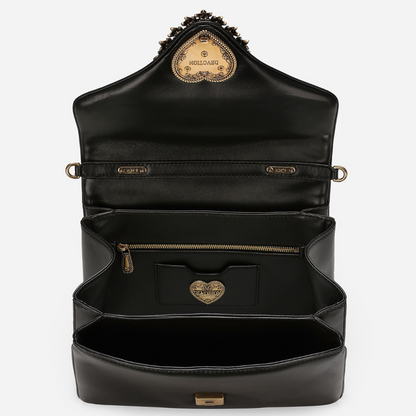 Devotion Medium Top Handle Bag in Black Handbags DOLCE & GABBANA - LOLAMIR