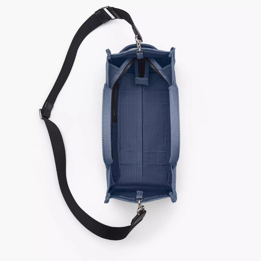 The Canvas Medium Tote Bag in Blue Shadow Handbags MARC JACOBS - LOLAMIR