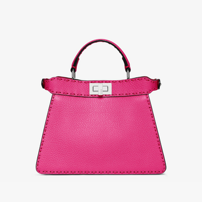 Peekaboo ISeeU Small Bag in Pink Handbags FENDI - LOLAMIR