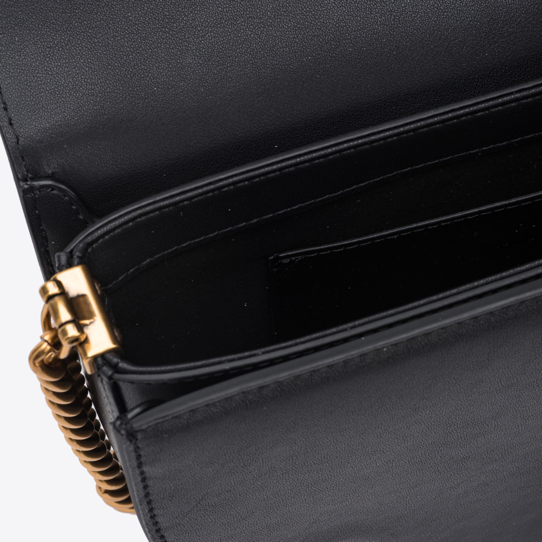 Classic Love Bag Click Round In Black Handbags PINKO - LOLAMIR