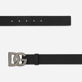 DG Logo Belt in Black