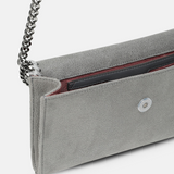 Falabella Wallet Crossbody Bag in Grey