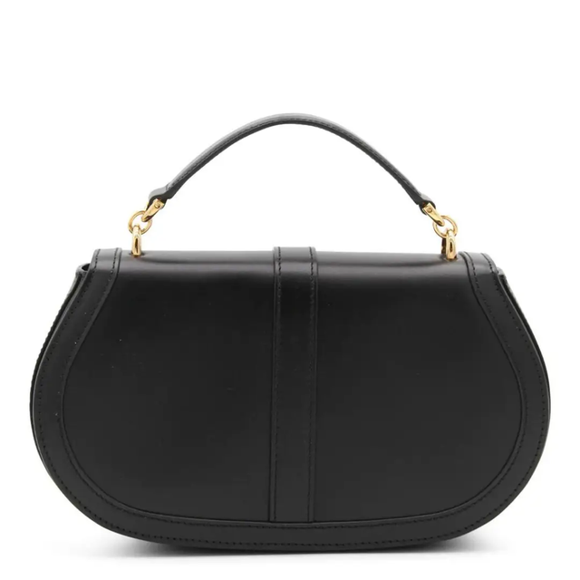 Greca Goddess Top Handle Bag in Black Handbags VERSACE - LOLAMIR