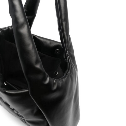 Stella Logo Puffer Shoulder Bag in Black Handbags STELLA MCCARTNEY - LOLAMIR