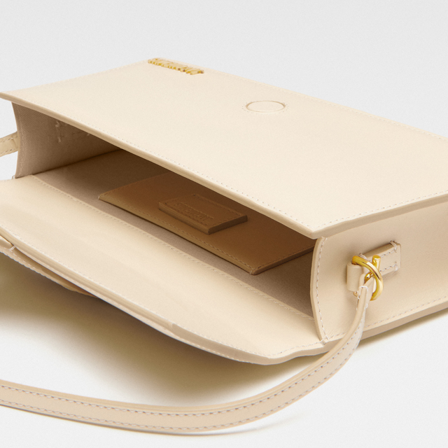 The Long Bambino Bag in Ivory