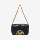 The Seal Mini Bag in Black Handbags ALEXANDER MCQUEEN - LOLAMIR
