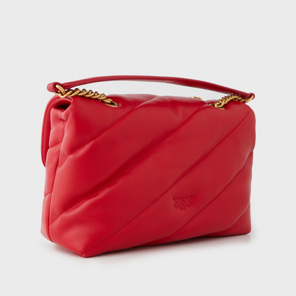 Baby Love Bag Puff Maxi Quilt in Red Handbags PINKO - LOLAMIR