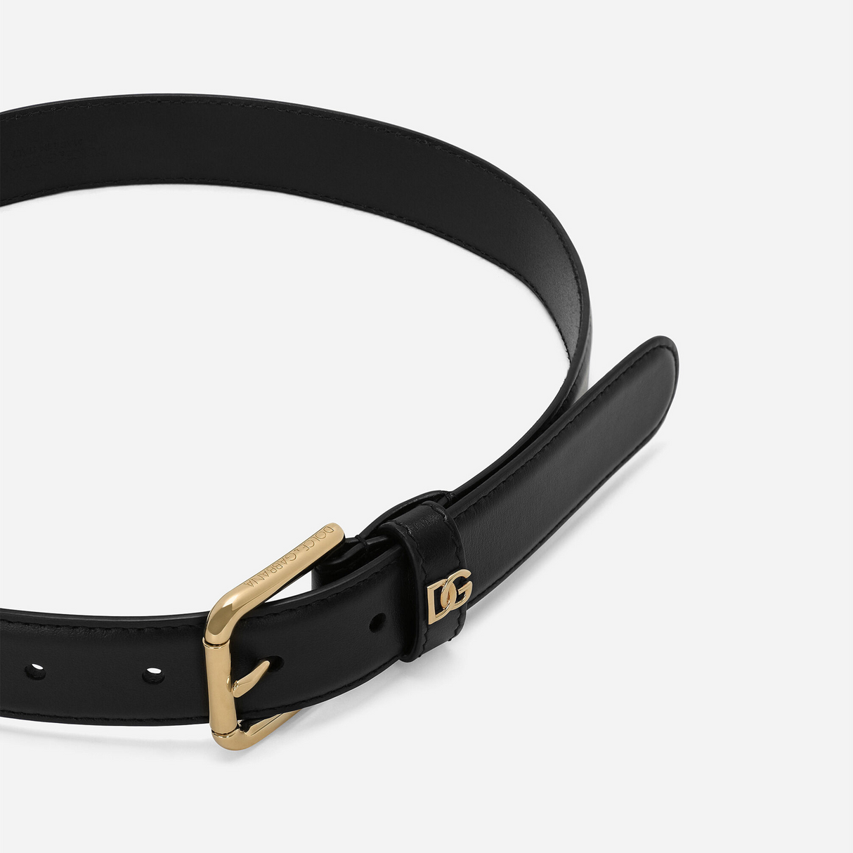 DG Logo Belt in Black