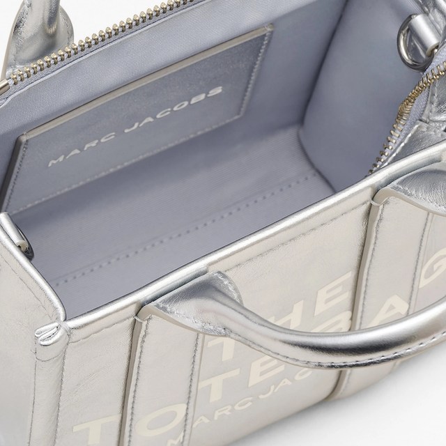 The Metallic Leather Mini Tote Bag