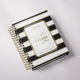 DAILY | City Stripes | Spiral Planner |  Custom Start Month |Black