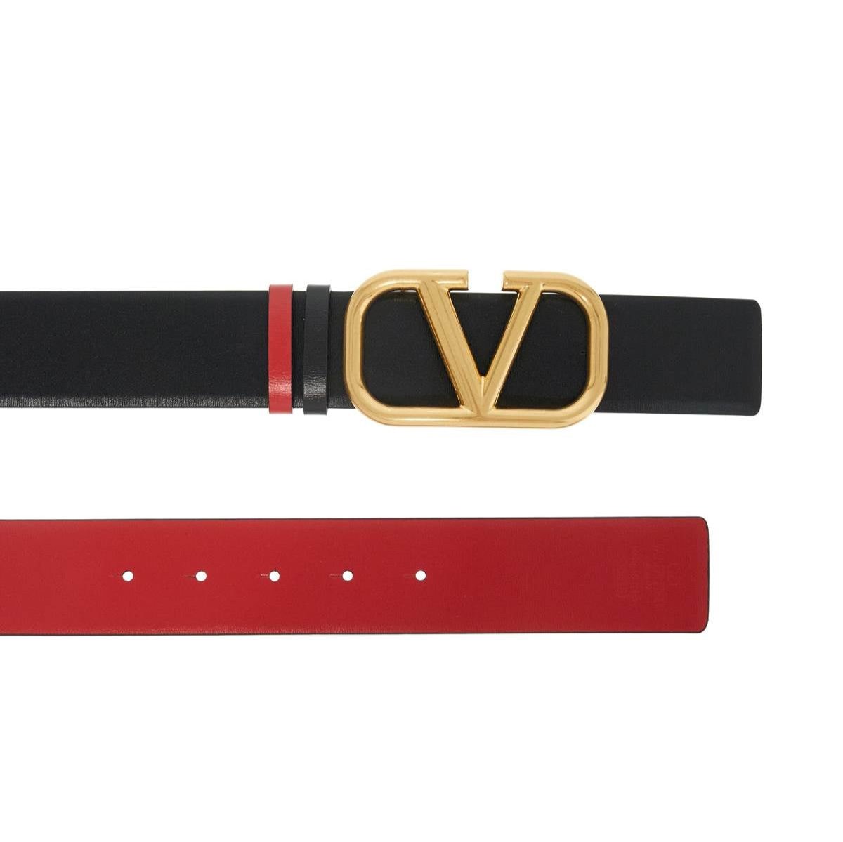 Vlogo Signature Reversible Leather Belt