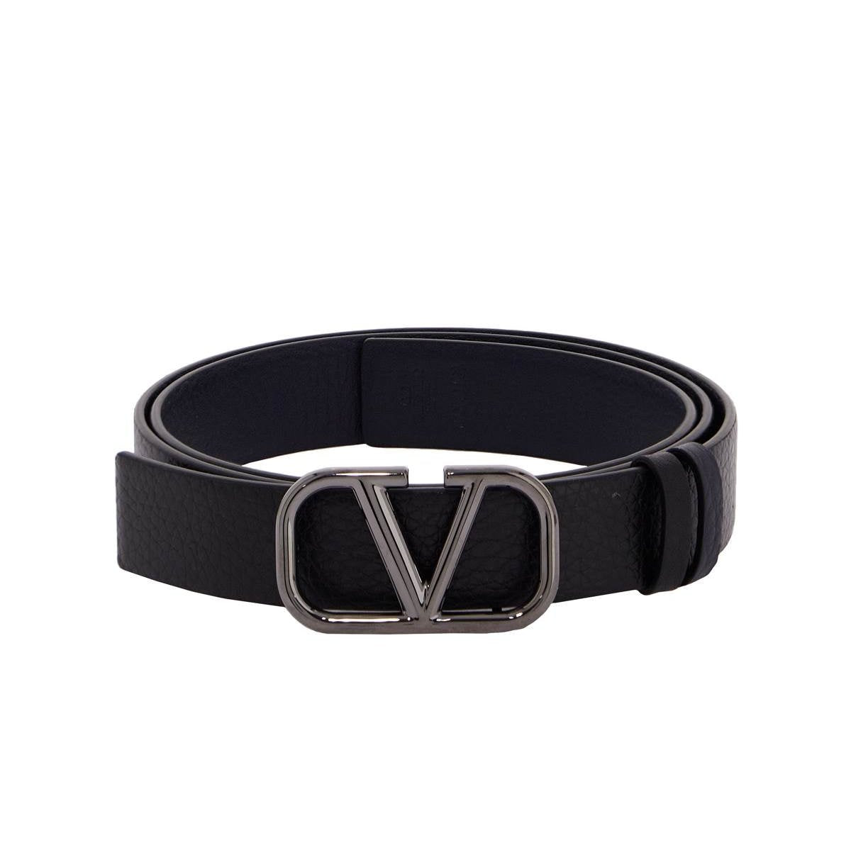 Vlogo Signature Reversible Leather Belt