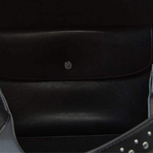 Logo Studded Alter Top handle Tote Bag