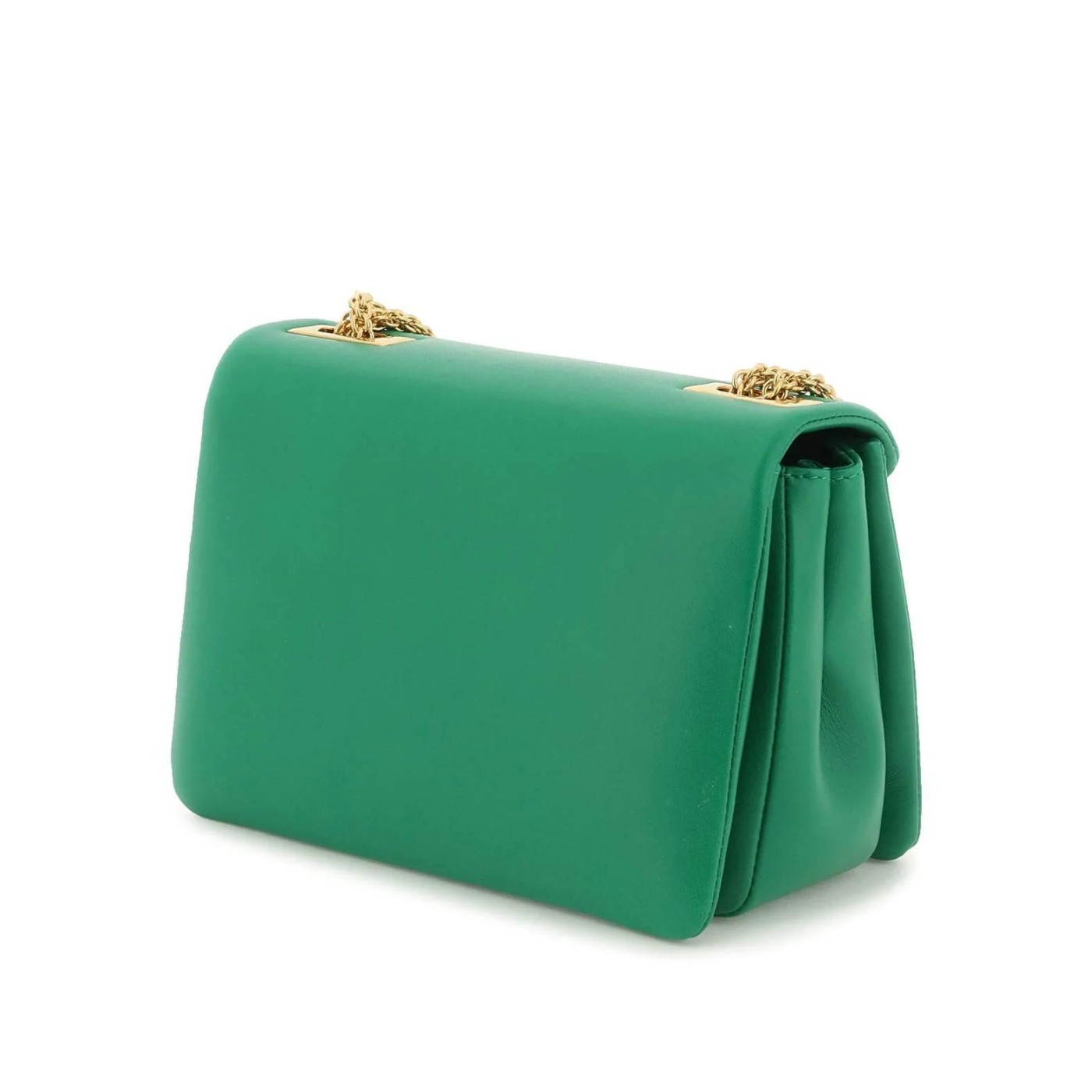 One Stud Nappa Bag With Chain In Green Handbags VALENTINO - LOLAMIR